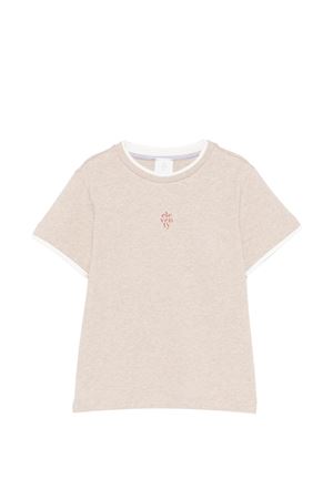 t-shirt in cotone beige ELEVENTY KIDS | EY8P31Z3711873AV